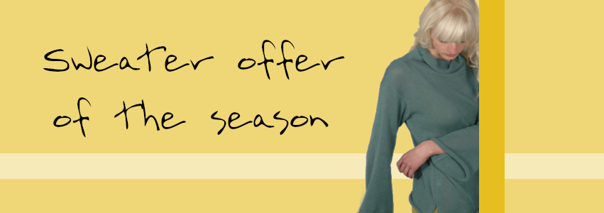 Sweater offer of the season